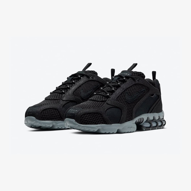 Stussy x Nike Air Zoom Spiridon Cage 2 Black | CQ5486-001 | Grailify